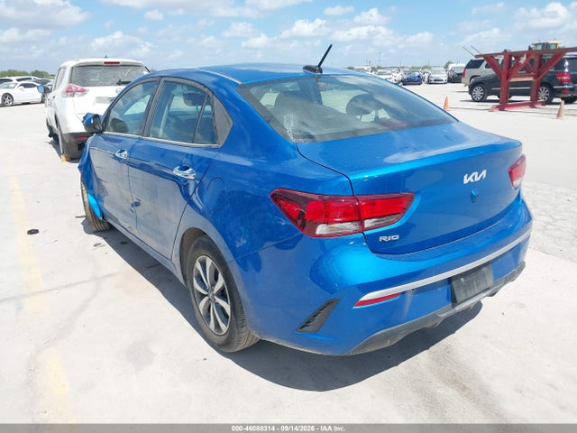 2023 Kia Rio S მანქანა იყიდება აუქციონზე, vin: 3KPA24AD7PE624466, აუქციონის ნომერი: 46088314