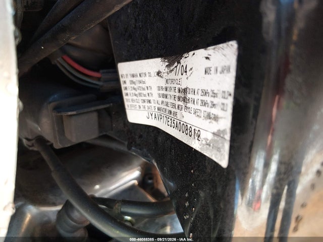 Aukcja sprzedaży 2005 Yamaha Xv1700 A, vin: JYAVP17E35A008812, numer aukcji: 46088385