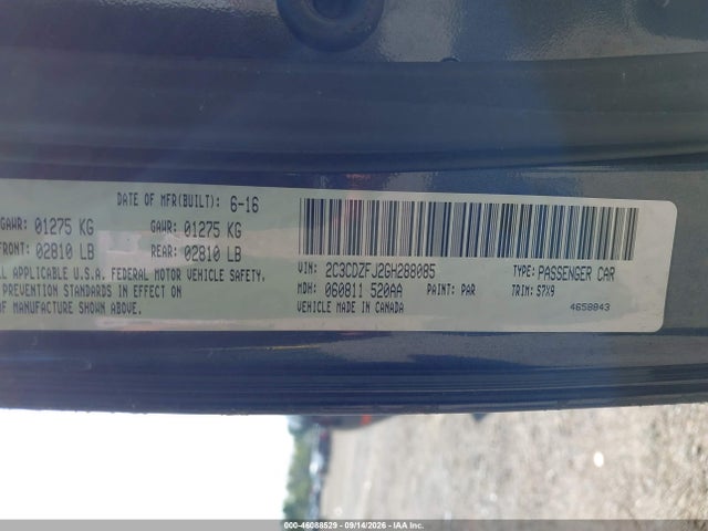Продаж на аукціоні авто 2016 Dodge Challenger R/t Scat Pack, vin: 2C3CDZFJ2GH288085, номер лоту: 46088529