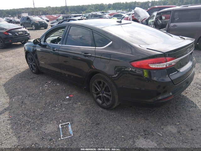 46088626 :رقم المزاد ، 3FA6P0LU6JR168866 vin ، 2018 Ford Fusion Hybrid Se مزاد بيع