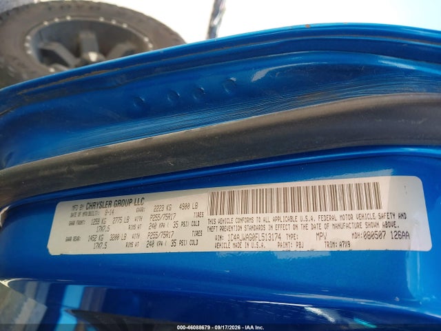 Продаж на аукціоні авто 2015 Jeep Wrangler Sport, vin: 1C4AJWAG0FL513174, номер лоту: 46088679
