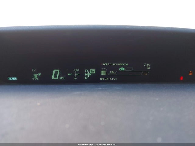 2013 Toyota Prius Two მანქანა იყიდება აუქციონზე, vin: JTDKN3DU6D1714272, აუქციონის ნომერი: 46088709