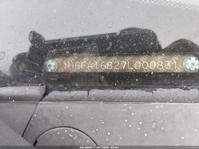 46088711 :رقم المزاد ، 1HGFA16827L000831 vin ، 2007 Honda Civic Ex مزاد بيع
