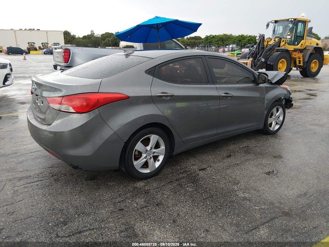 2013 Hyundai Elantra Gls მანქანა იყიდება აუქციონზე, vin: 5NPDH4AE5DH249706, აუქციონის ნომერი: 46088725
