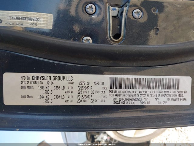 Jeep Patriot Latitude 2014 1C4NJRFBXED892032 Image 9