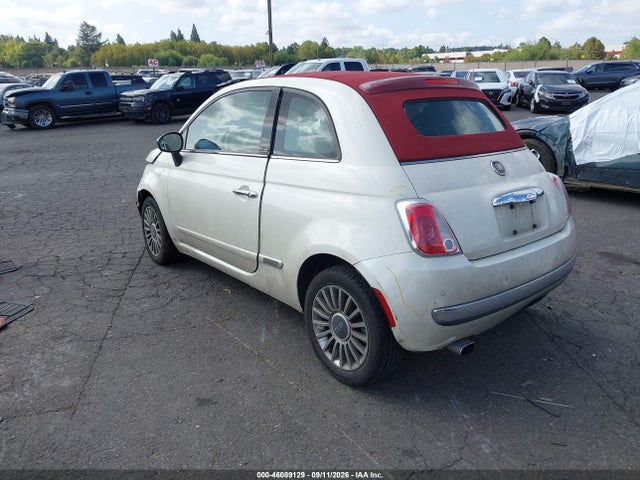 46089129 :رقم المزاد ، 3C3CFFER7CT189005 vin ، 2012 Fiat 500c Lounge مزاد بيع