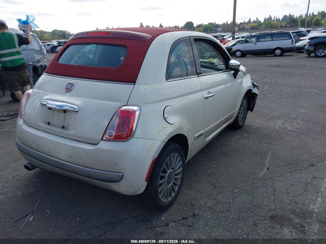46089129 :رقم المزاد ، 3C3CFFER7CT189005 vin ، 2012 Fiat 500c Lounge مزاد بيع