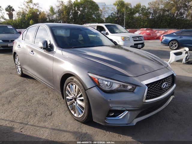 46089175 :رقم المزاد ، JN1EV7BR1MM755879 vin ، 2021 Infiniti Q50 Luxe Awd مزاد بيع