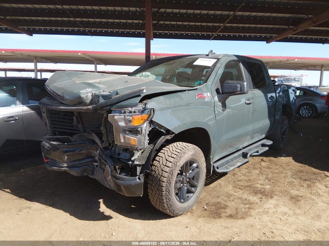 2025 Chevrolet Silverado 1500 4wd  Short Bed Custom Trail Boss მანქანა იყიდება აუქციონზე, vin: 3GCPKCEK3SG312039, აუქციონის ნომერი: 46089182