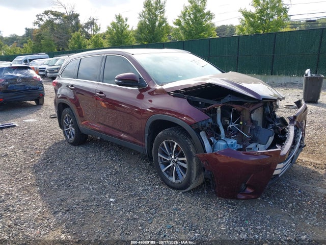 Продажа на аукционе авто 2019 Toyota Highlander Xle, vin: 5TDJZRFH1KS925186, номер лота: 46089189