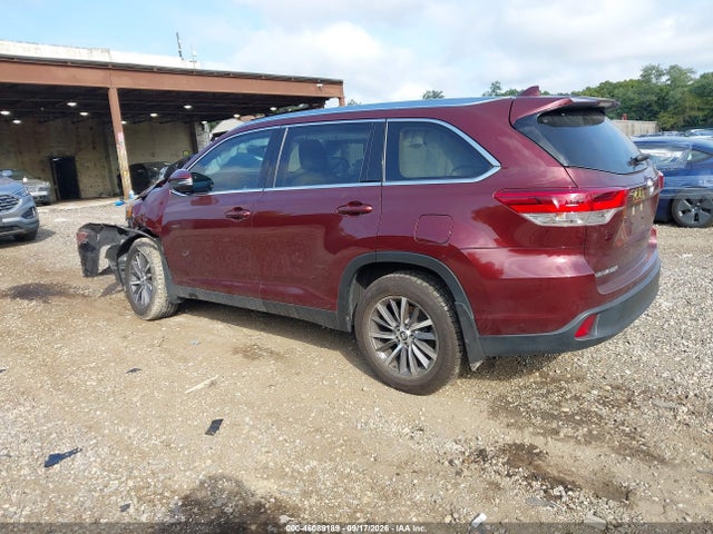 Продажа на аукционе авто 2019 Toyota Highlander Xle, vin: 5TDJZRFH1KS925186, номер лота: 46089189