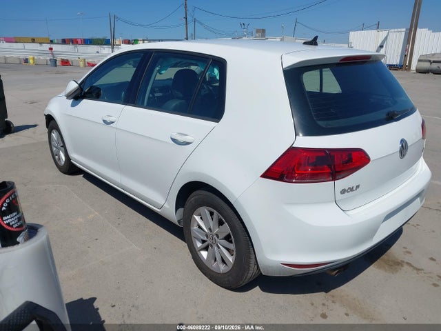 2015 Volkswagen Golf Tsi S 4-door მანქანა იყიდება აუქციონზე, vin: 3VW217AU2FM049235, აუქციონის ნომერი: 46089222