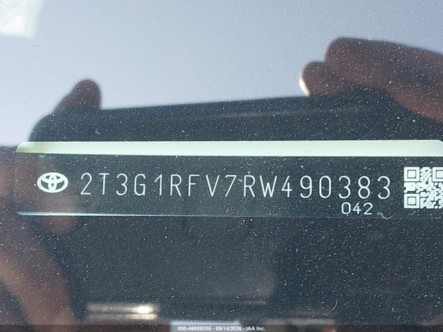 2024 Toyota Rav4 Le მანქანა იყიდება აუქციონზე, vin: 2T3G1RFV7RW490383, აუქციონის ნომერი: 46089255