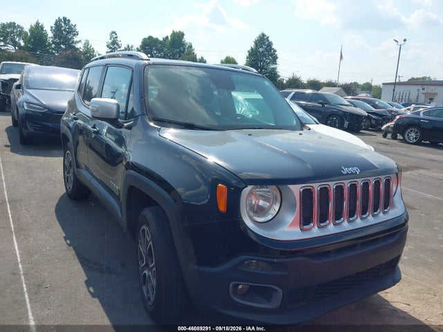 46089291 :رقم المزاد ، ZACCJBDT1FPB50390 vin ، 2015 Jeep Renegade Limited مزاد بيع