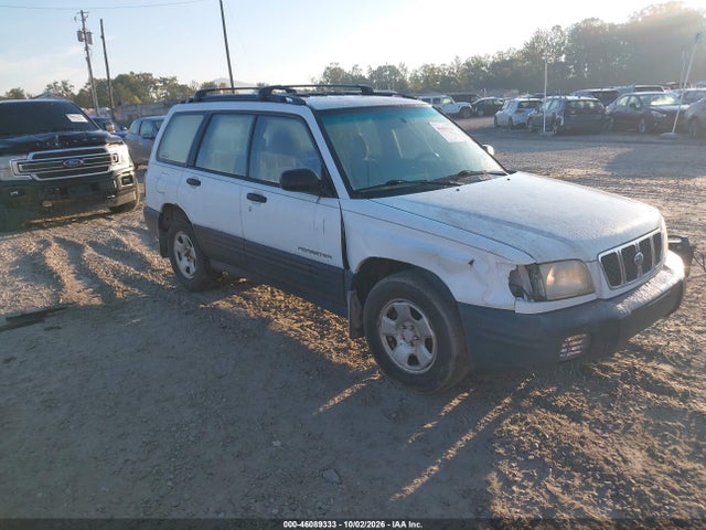 2002 Subaru Forester L მანქანა იყიდება აუქციონზე, vin: JF1SF63562H744584, აუქციონის ნომერი: 46089333