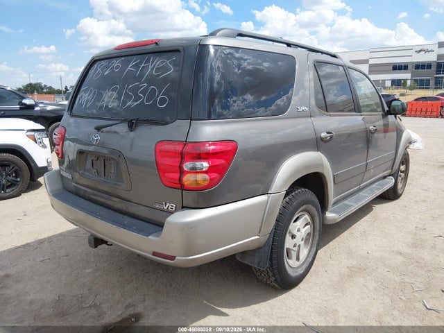 2004 Toyota Sequoia Sr5 V8 მანქანა იყიდება აუქციონზე, vin: 5TDZT34A34S226152, აუქციონის ნომერი: 46089338