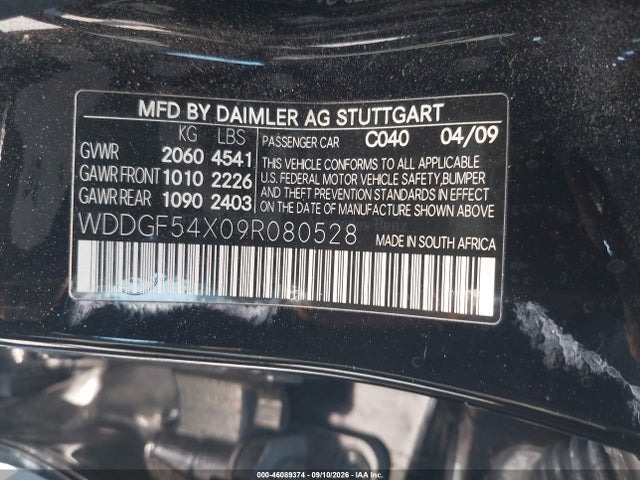 Продажа на аукционе авто 2009 Mercedes-benz C 300 3.0l Luxury/sport, vin: WDDGF54X09R080528, номер лота: 46089374