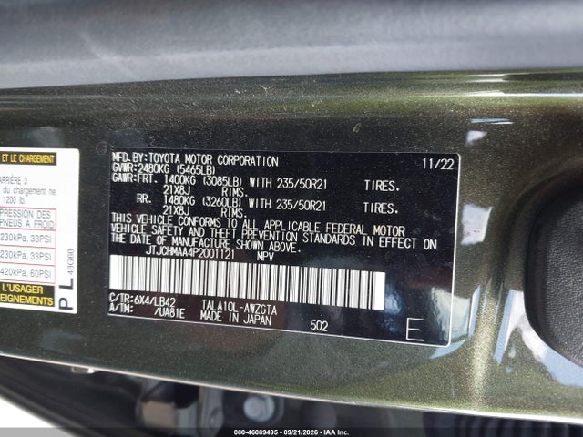 Продажа на аукционе авто 2023 Lexus Rx 350 Premium Plus, vin: JTJCHMAA4P2001121, номер лота: 46089495