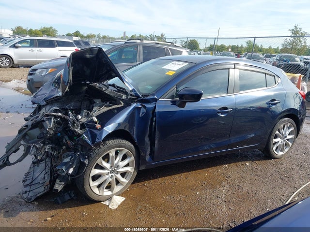 2015 Mazda Mazda3 S Grand Touring მანქანა იყიდება აუქციონზე, vin: JM1BM1M35F1238355, აუქციონის ნომერი: 46089507