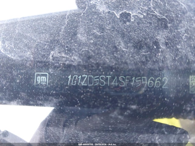 2025 Chevrolet Malibu Fwd 1lt მანქანა იყიდება აუქციონზე, vin: 1G1ZD5ST4SF159662, აუქციონის ნომერი: 46089709
