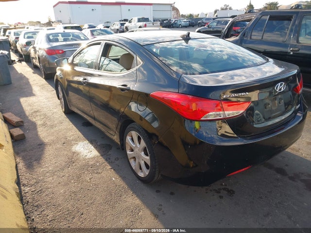2013 Hyundai Elantra Limited მანქანა იყიდება აუქციონზე, vin: 5NPDH4AE9DH451030, აუქციონის ნომერი: 46089771