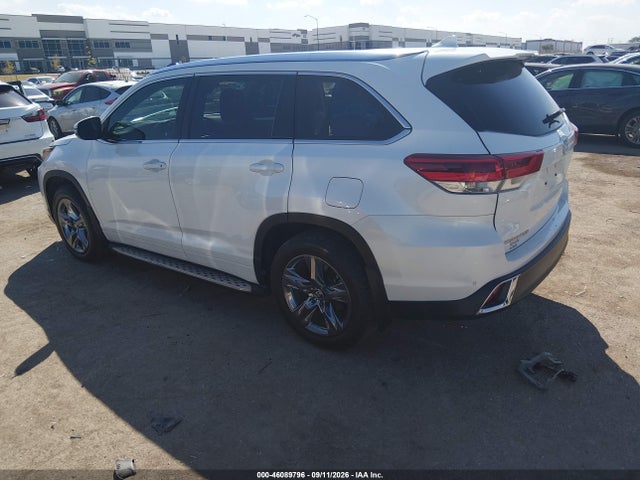 Продаж на аукціоні авто 2019 Toyota Highlander Limited Platinum, vin: 5TDDZRFH5KS714540, номер лоту: 46089796