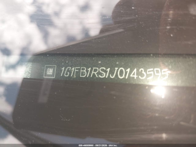 Продажа на аукционе авто 2018 Chevrolet Camaro 1lt, vin: 1G1FB1RS1J0143595, номер лота: 46089960