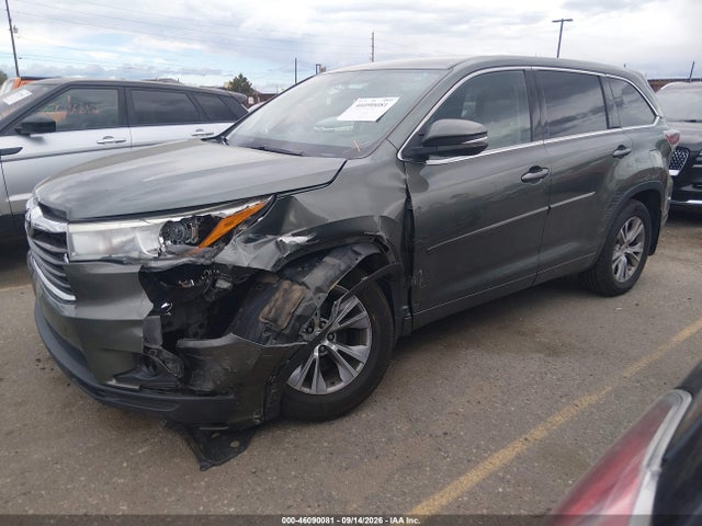 46090081 :رقم المزاد ، 5TDBKRFH6FS092077 vin ، 2015 Toyota Highlander Le Plus V6 مزاد بيع