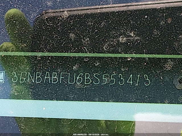 Продажа на аукционе авто 2011 Chevrolet Hhr Lt, vin: 3GNBABFU6BS553413, номер лота: 46090108