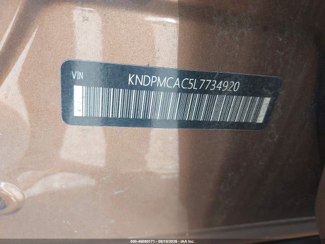 KIA Sportage Lx 2020 KNDPMCAC5L7734920 Image 9