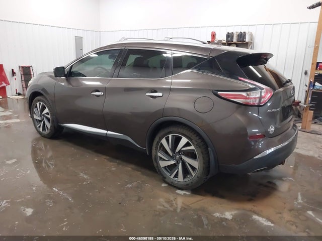 Auction sale of the 2017 Nissan Murano Platinum, vin: 5N1AZ2MH9HN100338, lot number: 46090188