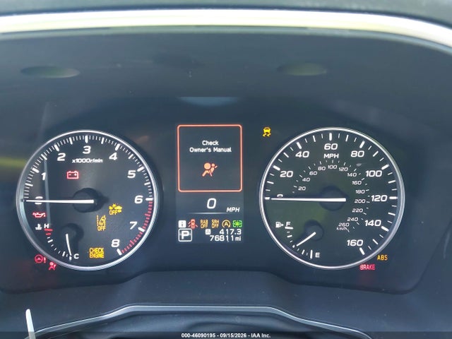 Aukcja sprzedaży 2020 Subaru Outback Touring Xt, vin: 4S4BTGPDXL3188493, numer aukcji: 46090195