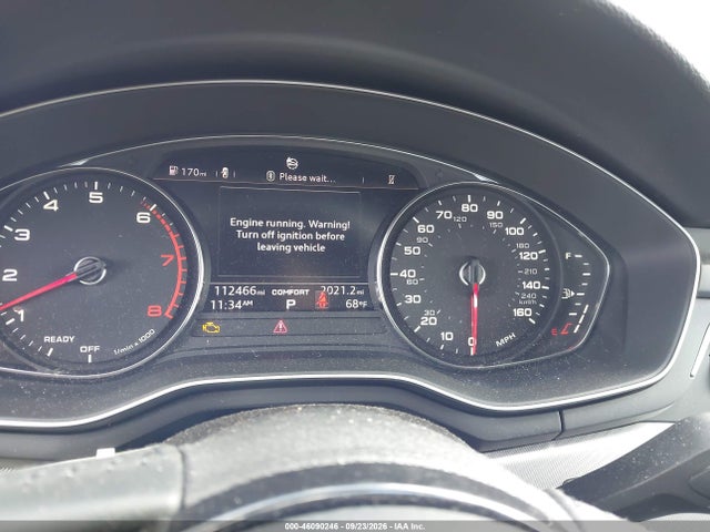 2019 Audi A4 45 Premium მანქანა იყიდება აუქციონზე, vin: WAUDNAF46KA023554, აუქციონის ნომერი: 46090246