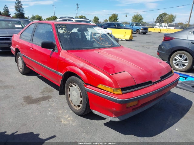 1987 Acura Integra Ls მანქანა იყიდება აუქციონზე, vin: JH4DA3456HS006342, აუქციონის ნომერი: 46090261