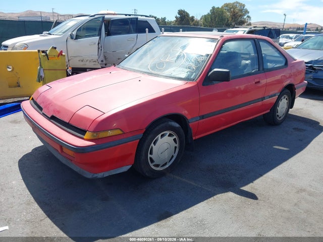1987 Acura Integra Ls მანქანა იყიდება აუქციონზე, vin: JH4DA3456HS006342, აუქციონის ნომერი: 46090261