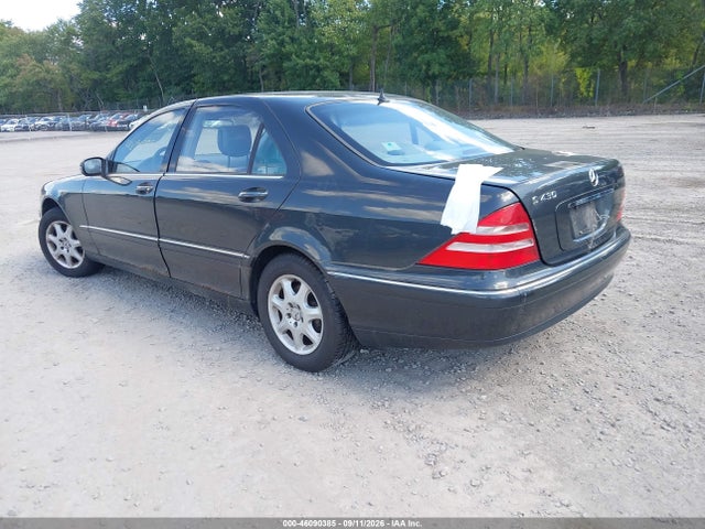 2002 Mercedes-benz S 430 მანქანა იყიდება აუქციონზე, vin: WDBNG70JX2A293338, აუქციონის ნომერი: 46090385