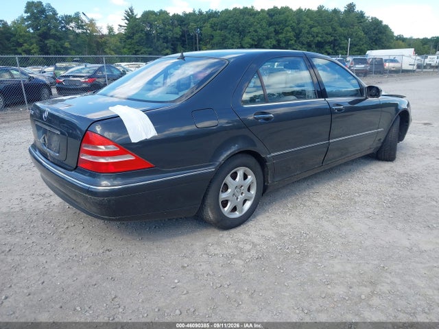 2002 Mercedes-benz S 430 მანქანა იყიდება აუქციონზე, vin: WDBNG70JX2A293338, აუქციონის ნომერი: 46090385