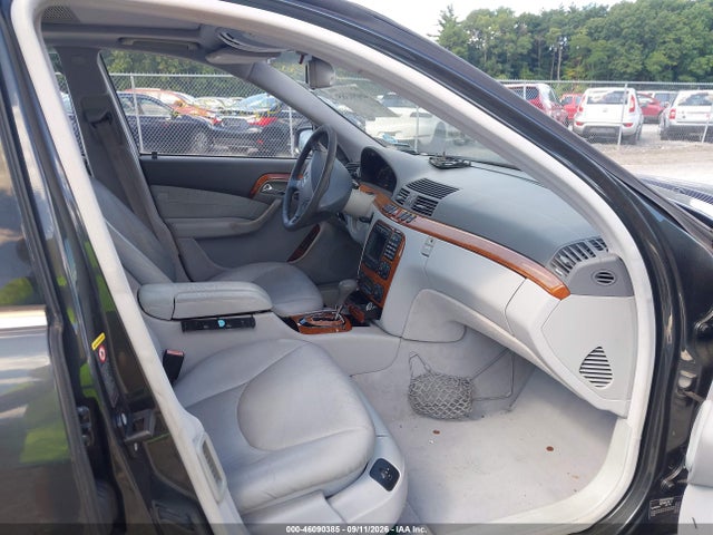 2002 Mercedes-benz S 430 მანქანა იყიდება აუქციონზე, vin: WDBNG70JX2A293338, აუქციონის ნომერი: 46090385