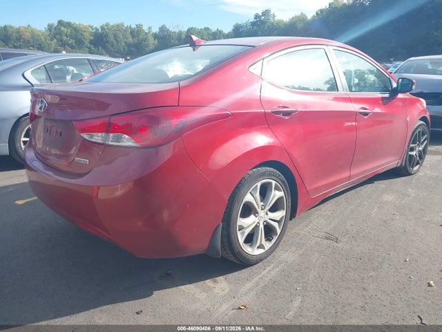 2013 Hyundai Elantra Limited მანქანა იყიდება აუქციონზე, vin: KMHDH4AE2DU669148, აუქციონის ნომერი: 46090406