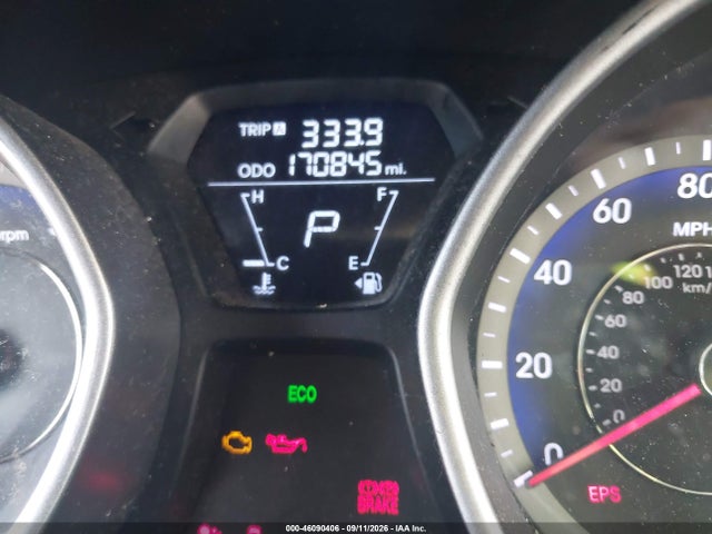 2013 Hyundai Elantra Limited მანქანა იყიდება აუქციონზე, vin: KMHDH4AE2DU669148, აუქციონის ნომერი: 46090406