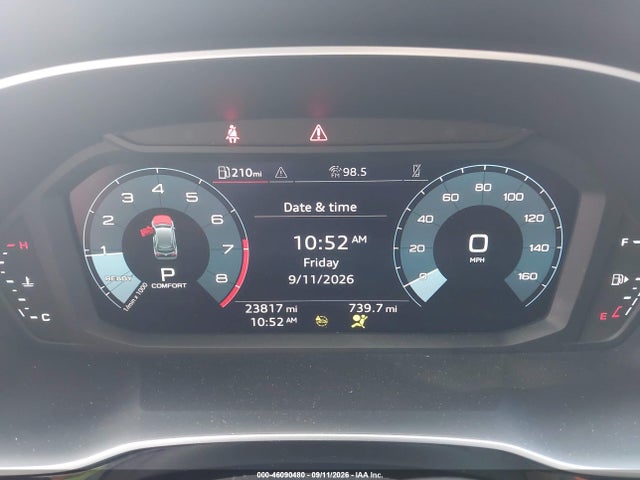 2024 Audi Q3 Premium 45 Tfsi S Line Quattro Tiptronic მანქანა იყიდება აუქციონზე, vin: WA1DECF37R1106985, აუქციონის ნომერი: 46090480