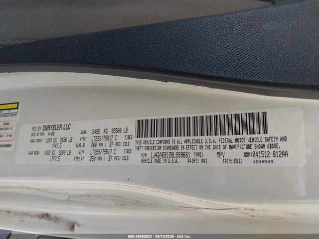 Продаж на аукціоні авто 2008 Jeep Wrangler Unlimited Rubicon, vin: 1J4GA69128L599661, номер лоту: 46090522