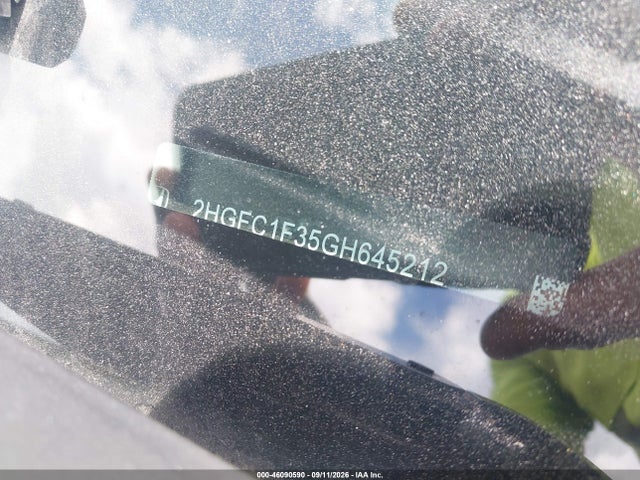 Продаж на аукціоні авто 2016 Honda Civic Ex-t, vin: 2HGFC1F35GH645212, номер лоту: 46090590