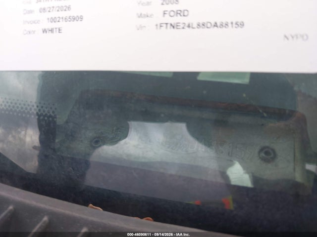 Продаж на аукціоні авто 2008 Ford E-250 Commercial/recreational, vin: 1FTNE24L88DA88159, номер лоту: 46090611