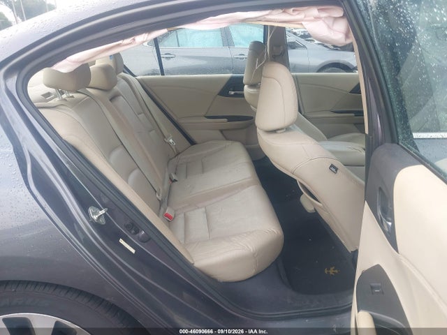 46090666 :رقم المزاد ، 1HGCR6F57EA004106 vin ، 2014 Honda Accord Hybrid Ex-l مزاد بيع