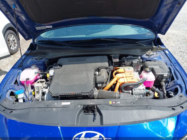 46090785 :رقم المزاد ، KMHLM4DJ6SU167241 vin ، 2025 Hyundai Elantra Hybrid Blue مزاد بيع
