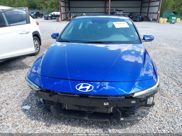 46090785 :رقم المزاد ، KMHLM4DJ6SU167241 vin ، 2025 Hyundai Elantra Hybrid Blue مزاد بيع
