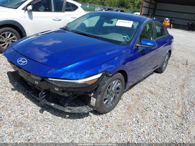 46090785 :رقم المزاد ، KMHLM4DJ6SU167241 vin ، 2025 Hyundai Elantra Hybrid Blue مزاد بيع