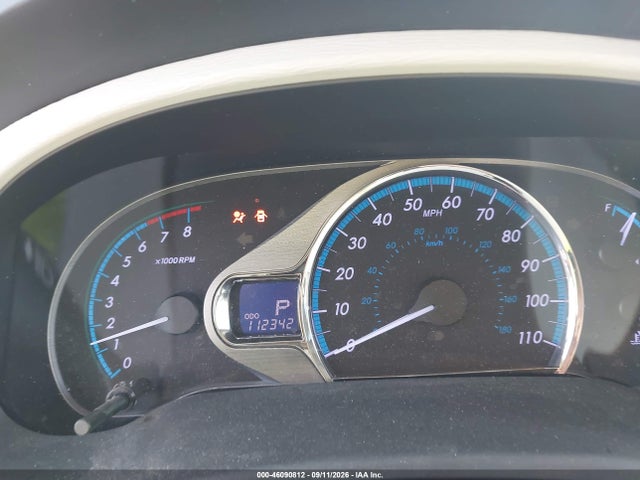 46090812 :رقم المزاد ، 5TDYK3DC7DS360856 vin ، 2013 Toyota Sienna Xle V6 8 Passenger مزاد بيع