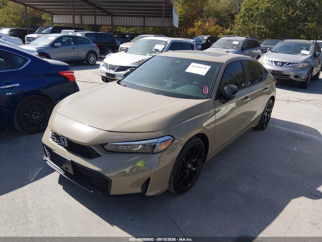 2025 Honda Civic Hybrid Sport მანქანა იყიდება აუქციონზე, vin: 19XFL4H85SE006731, აუქციონის ნომერი: 46090950